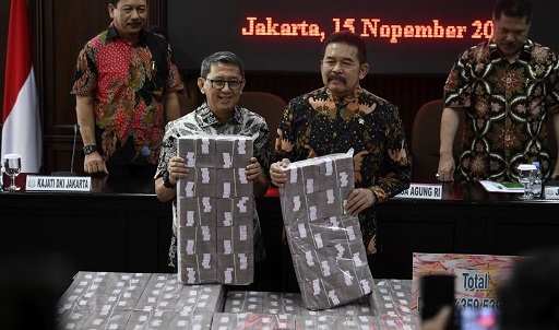 Kejagung Eksekusi Hasil Korupsi Rp 477,3 Miliar