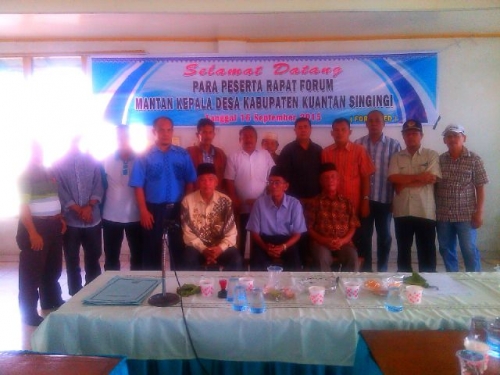 Mantan Kades Ingin Berpartisipasi dalam Pembangunan Kuansing 