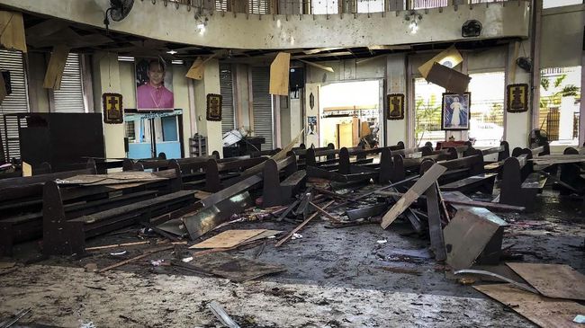 Pelaku Bom Gereja di Filipina Diduga Asal Indonesia 
