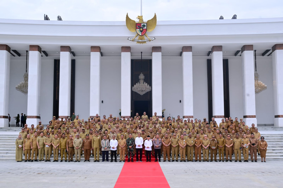 Presiden Jokowi Memberikan Arahan kepada Gubernur, Bupati, dan Wali kota Pentingnya Perencanaan Pembangunan Kota Berorientasi Masa Depan