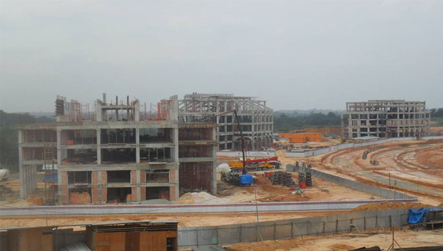 Proyek Perkantoran Pemko Pekanbaru di Tenayan Raya Dihentikan 