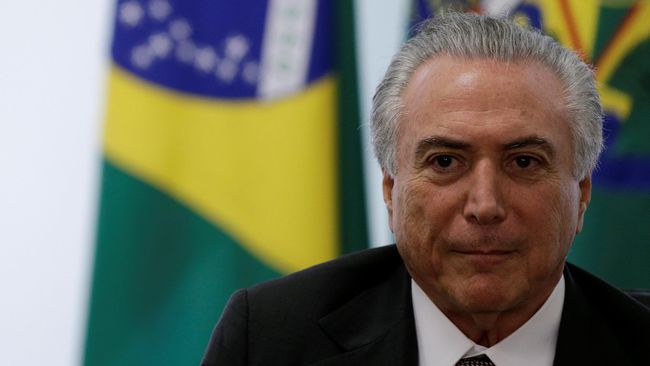Presiden Brasil Dituntut atas Dugaan Suap Rp 153,4 Miliar 