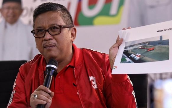 Hasto Sindir Elektabilitas Prabowo yang Tak Naik Signifikan 