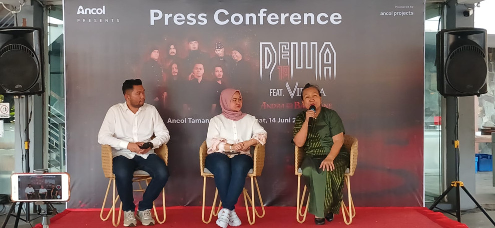 Ada Dewa  di Ancol Pada Malam Puncak Perayaan Ulang Tahun Jakarta Ke-497