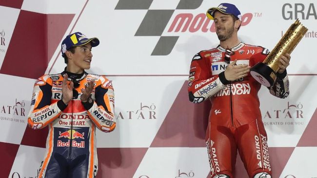 Dua Pekan Berlalu, Dovizioso Dinyatakan Menang MotoGP Qatar 