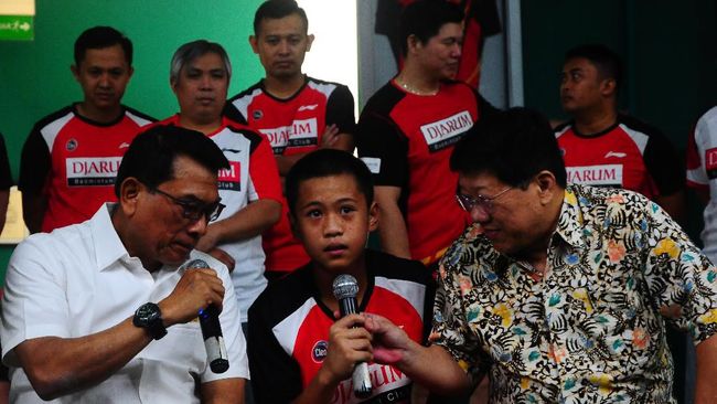Dikunjungi Moeldoko, PB Djarum Siap Lanjutkan Audisi Umum 