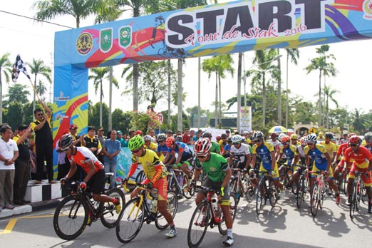 Perusahaan Besar di Siak Minim Dukung Tour De Siak 2016