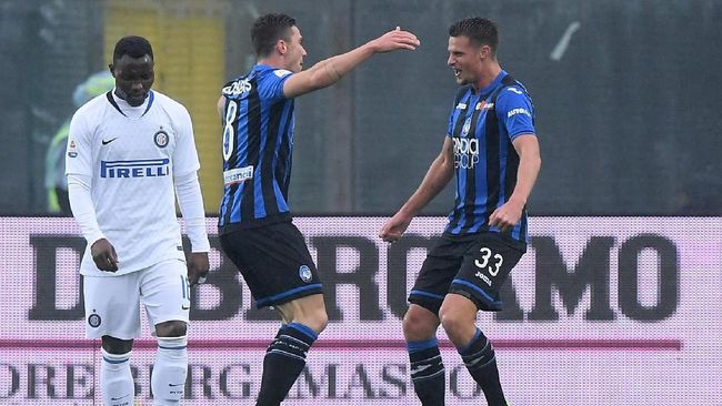 Takluk 1-4 dari Atalanta, Inter Terpaku di Peringkat Ketiga 
