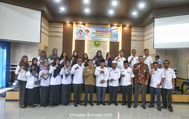 Pemkab Meranti Gelar Sosialisasi Kepatuhan Standar Pelayanan Publik Tahun 2020.