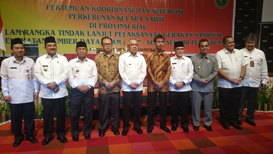 KPK Adakan Pertemuan Koordinasi Dan Supervisi Perkebunan Kelapa Sawit Di Provinsi Riau