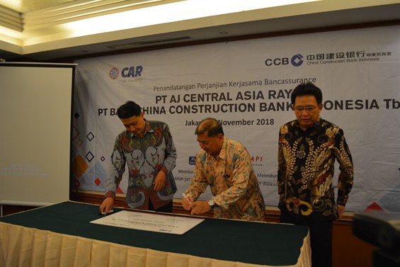 CHINA CONSTRUCTION BANK INDONESIA JADIKAN CAR LIFE INSURANCE PARTNER BANCASS PERTAMANYA 