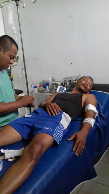 Dagangannya Diamankan, Seorang Penjual Miras di Desa Batang Tumu, Mandah Bacok Polisi