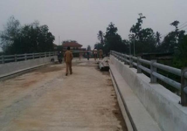 Bantah Bangunan Jembatan Kelakap Bermasalah BMP Klaim Pengerjaan Sesuai Prosedur