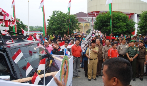 Kirab Pemilihan Bupati dan Wakil Bupati Bengkalis Meriah
