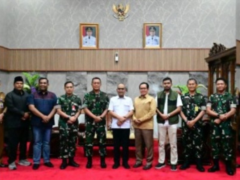 Perkuat Kemitraan Strategis, Lanud Roesmin Nurjadin dan DPRD Riau Gelar Audiensi Kunci Pembangunan Daerah