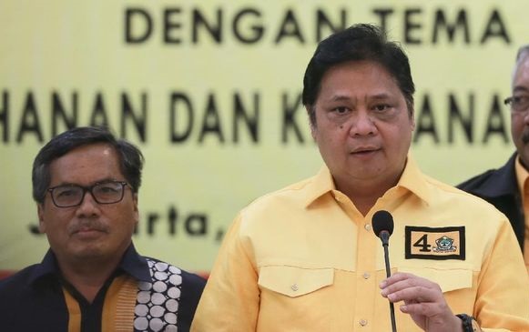 Airlangga Bungkam Ditanya Soal Bamsoet Maju Jadi Ketum Golkar 