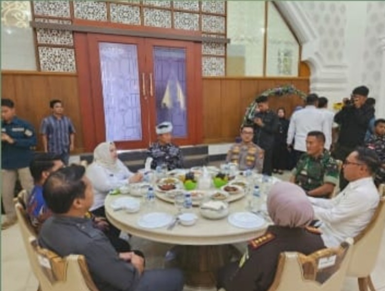 Peningkatan Kapasitas Pertahanan Maritim Jadi Fokus Utama Kunjungan Danlanal Dumai di Bengkalis 
