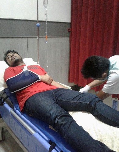 Pemred Radio di Bandung Dikeroyok Gerombolan Bermotor