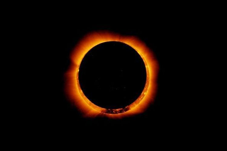 Gerhana Matahari 21 Juni Mendatang Ternyata Cincin Api Solstis