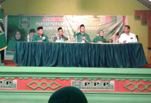 Muscab III PPP Kuansing, Sardiyono Kembali Terpilih sebagai Ketua DPC 
