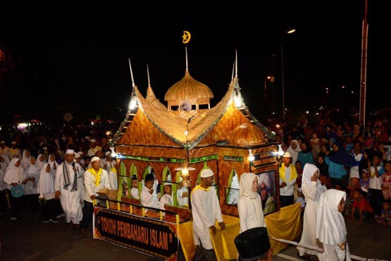 Wabup Bengkalis Lepas Ribuan Peserta Pawai Takbir Idul Adha