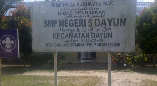 Butuh Tambahan Ruang Kelas, Pihak SMPN 5 Dayun Berharap Pemkab Siak Segera Bangun RKB