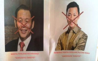 Foto Big Bos RAPP Sukanto Tanoto Diduga Perusak Hutan Riau Beredar
