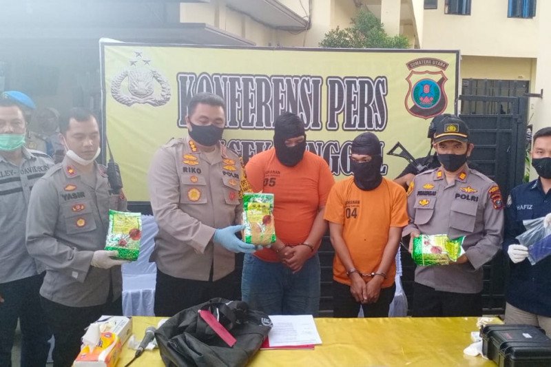 Polisi Gagalkan Peredaran Tiga Kilogram Sabu di Medan