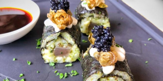 Kaya Rasa Sushi Italia Kreasi Chef Gianfranco Pirrone di Rosso 