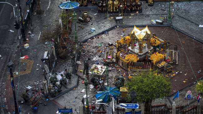 Polisi Buru Otak Bom Bangkok Sampai ke Bangladesh 