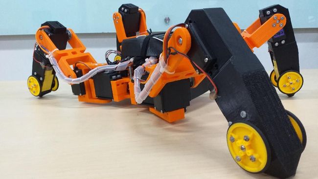 Anak Bangsa Kembangkan Robot Hibrida Pendeteksi Gempa 