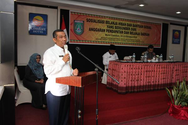 Sekda Dumai Sebut Dana Bansos Rp4 Milyar Tahun Ini Bisa Dipertanggungjawabkan