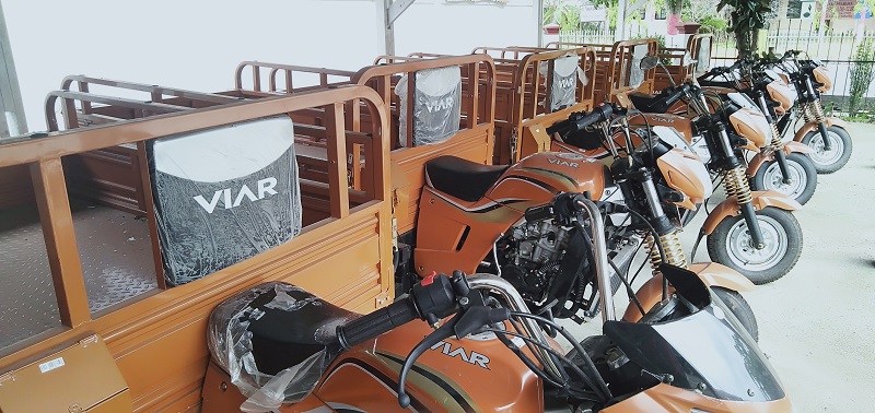 Disperindagpas Rohil Dapat Tambahan 5 Unit Gerobak Motor