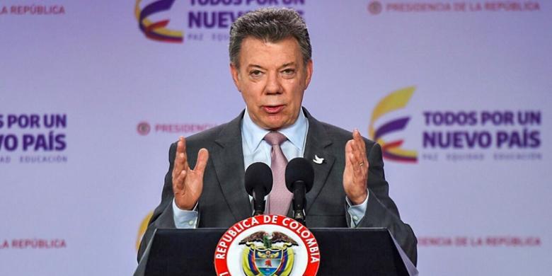 Presiden Kolombia Sumbangkan Uang Hadiah Nobel Perdamaian untuk Korban Konflik
