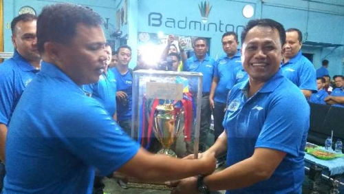Sambut Hari Jadi ke-3, Polres Kepulauan Meranti Gelar Turnamen Bulutangkis