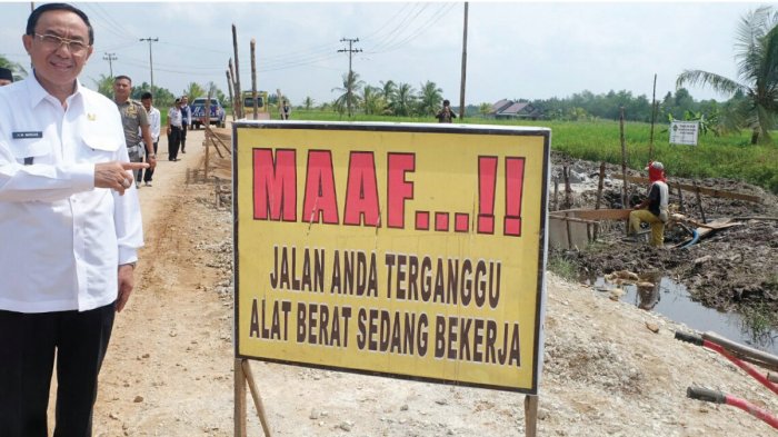 Komitmen Pemkab Inhil Wujudkan Pembangunan Infrastruktur