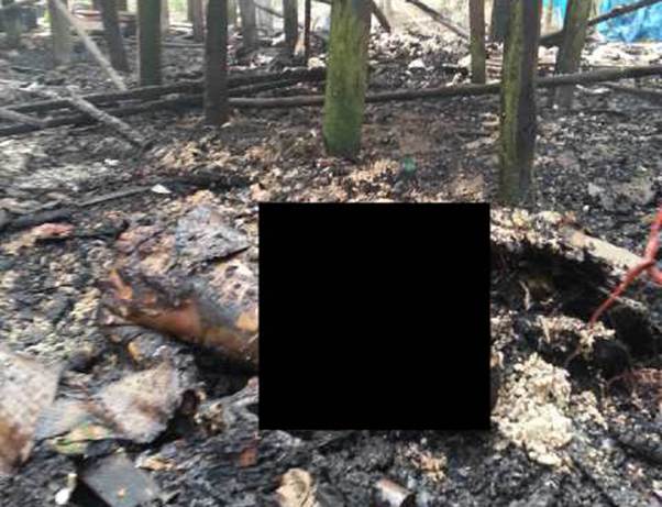Seorang Nenek di Reteh Tewas Terbakar 