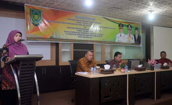 Pemkab Inhil Sosialisasikan PMK RI untuk Efektivitas Pengelolaan APBD 
