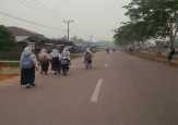 Kota Bagansiapiapi Kembali Diselimuti Kabut Asap