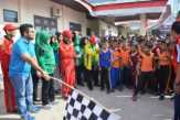 Ribuan Siswa di Kampar Meriahkan Jalan Santai HUT-RI
