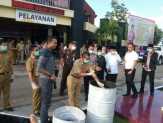 Polres Kuansing Musnahkan Hasil Razia Menyambut Ramadhan.