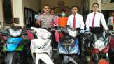 Seorang Pelaku dan 7 Motor Diamankan, Polres Rohul Buru Dua Maling Motor di 14 Lokasi