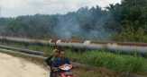 Tidak Satupun Pihak Terkait Peduli dengan Api yang Membara di Bawah Power Line Chevron