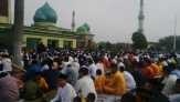 Ribuan Jamaah Sholat Idul Fitri di Masjid Raya Annur Provinsi Riau