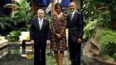 Pilihan Busana Michele Obama Jadi Sorotan Warga Kuba