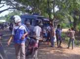 Tewaskan Dua Pemotor Supir Minibus di Rohil Lari ke Kebun Sawit