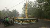 Warga Pangean Lakukan Pemugaran Monumen Perjuangan