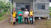 Polsek Tebing Tinggi Barat Laksanakan Program Jumat Barokah Bantu Masyarakat Batang Malas