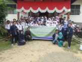Mahasiswa Sosialisasikan Bahaya Narkoba di SMPN 1 Anjongan