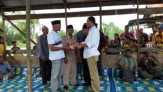 Bupati Sambangi Masjid Disambar Petir di Palika